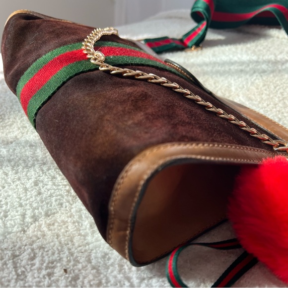 Authentic: Vintage Gucci Sherry Line Clutch converted to bag - Picture 11 of 12